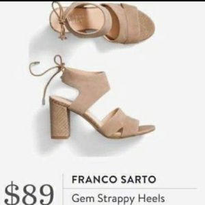 STITCH fix Franco nude Sart Strappy Heels 8